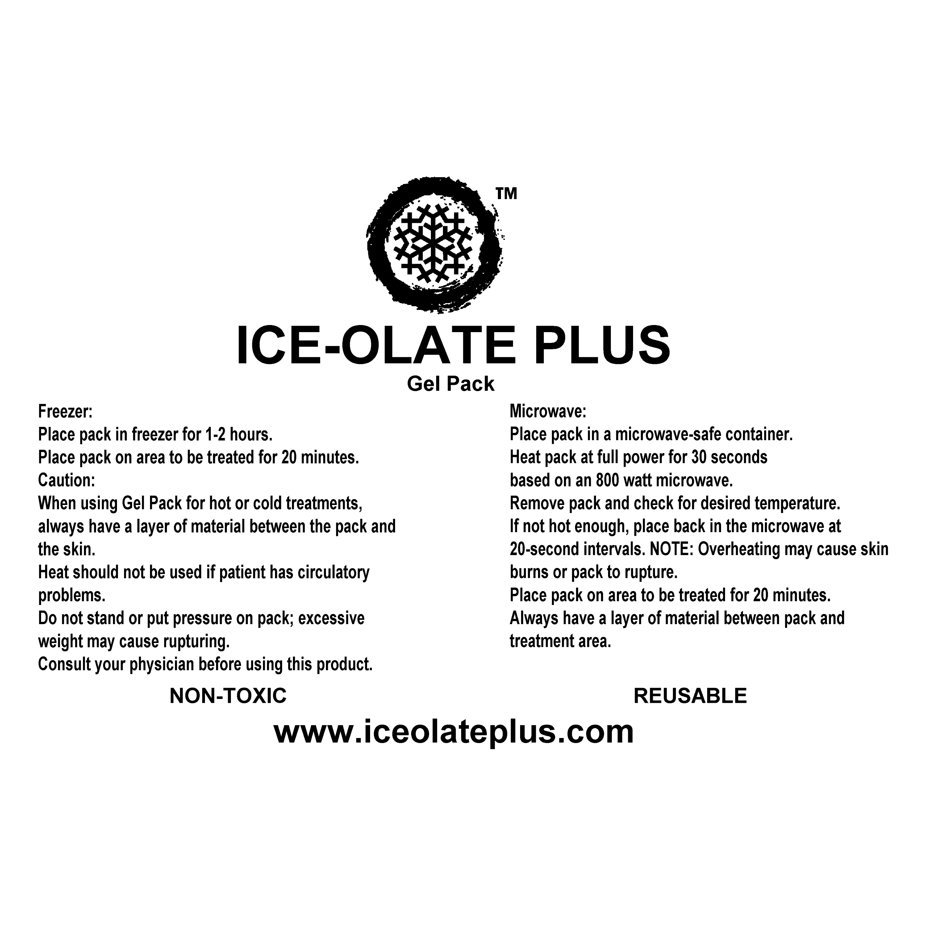 Reusable Gel Pack Set of 2