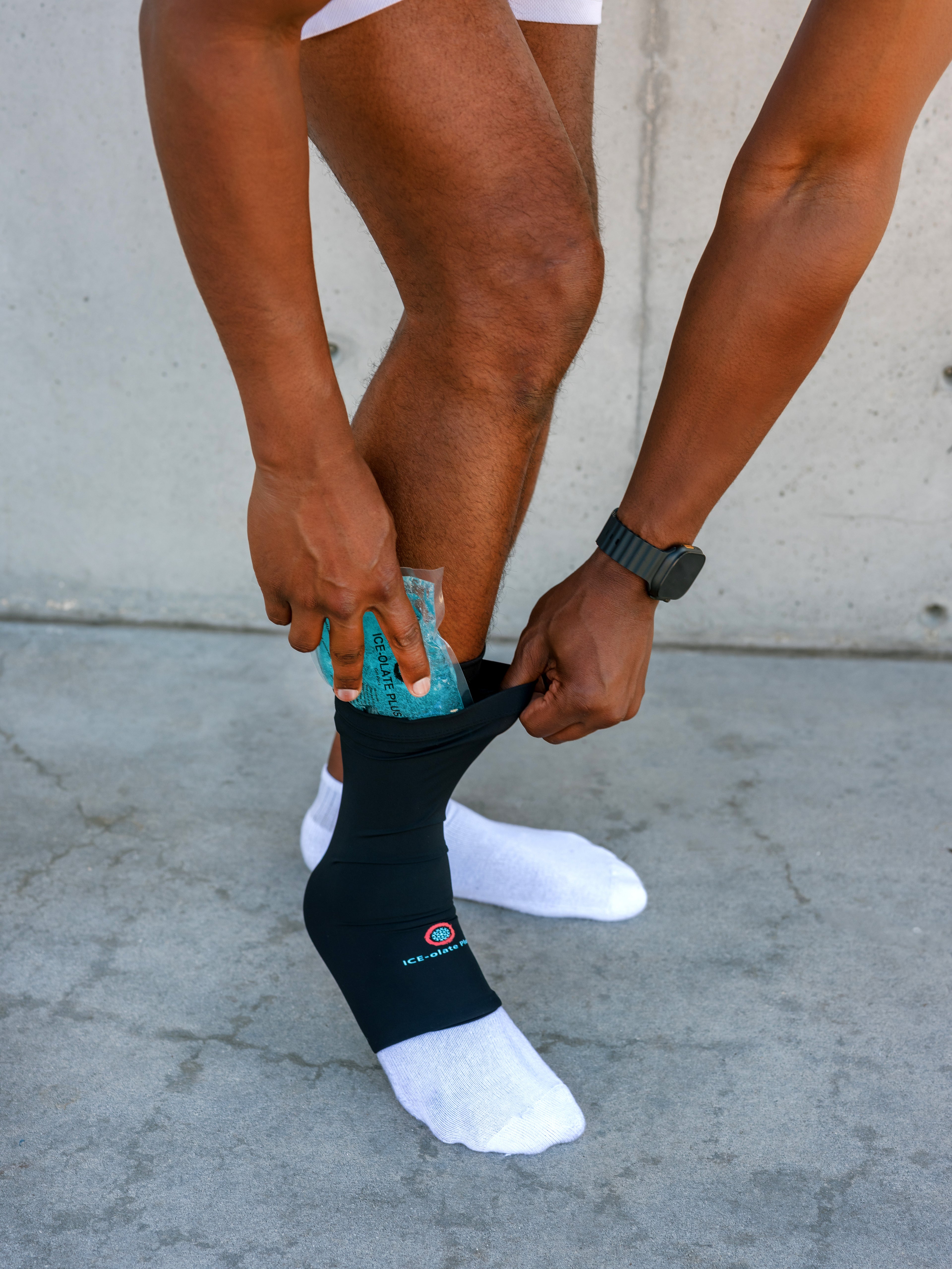 Dual-Layer Ankle Support Sleeve Set