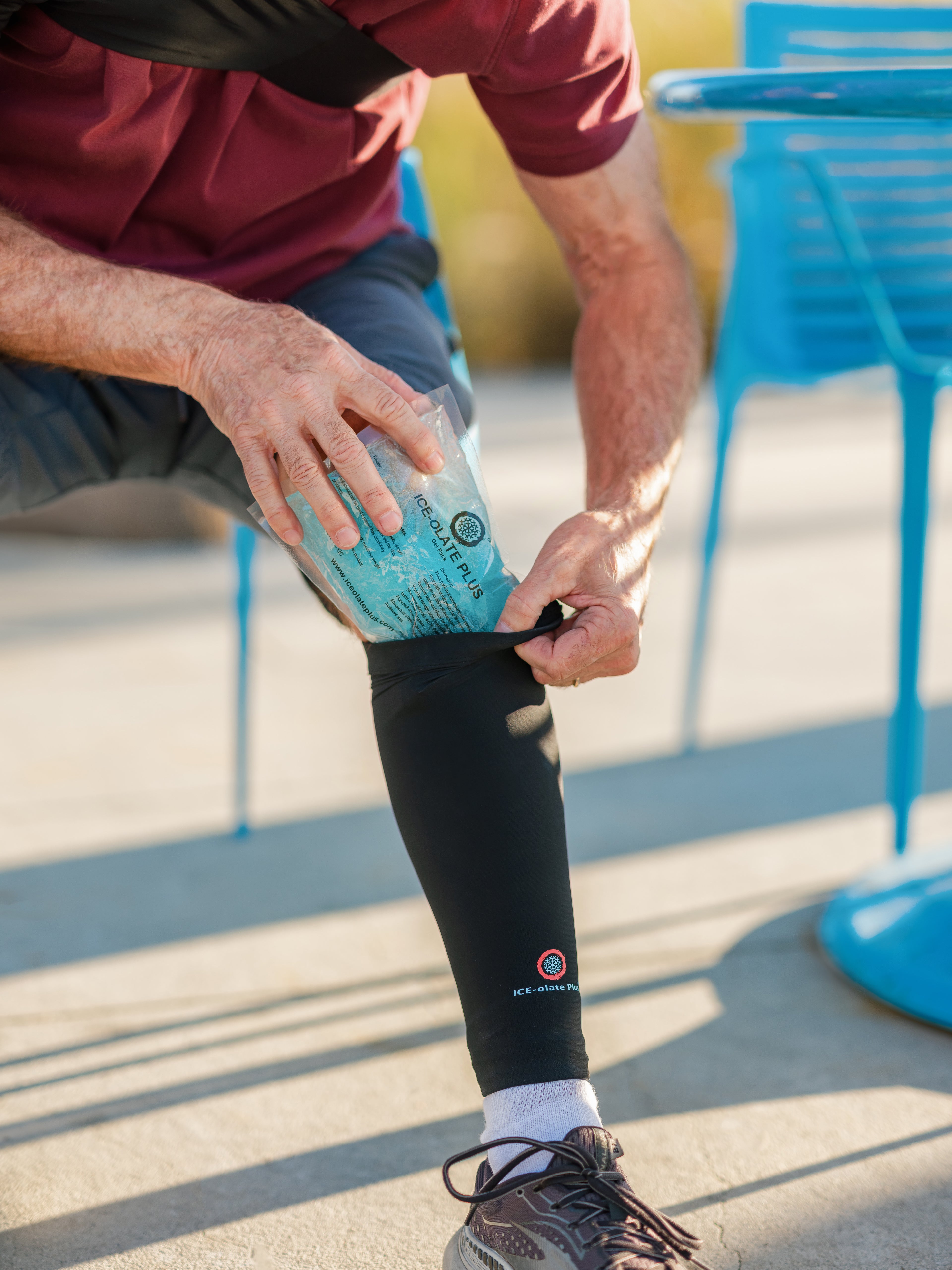 Dual-Layer Shin Support Sleeve Set