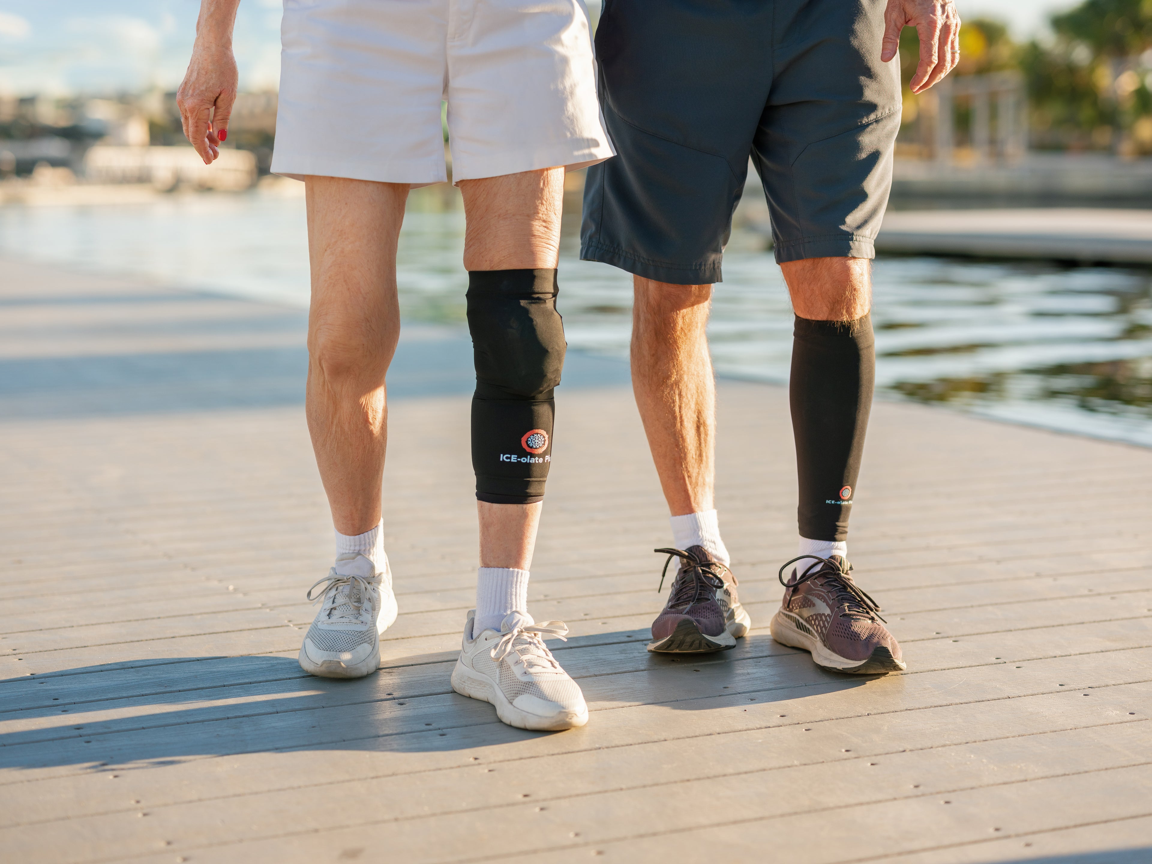 Dual-Layer Shin Support Sleeve Set